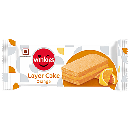Winkies Layer Cake - Orange, 15 g