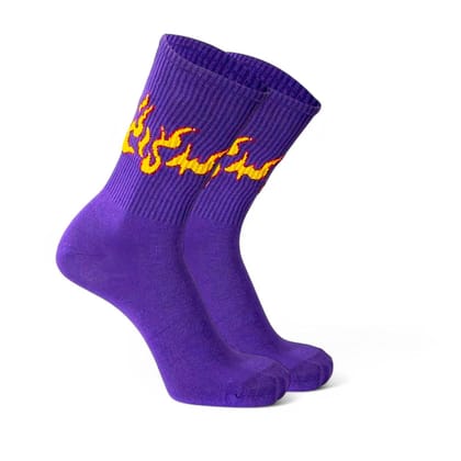 PURPLE/YELLOW FLAME- FIRE 2.0 EDITION-Pack of 1-Pair