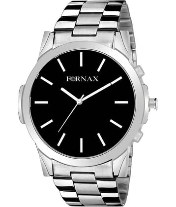 FORNAX - Silver Stainless Steel Analog Men's Watch