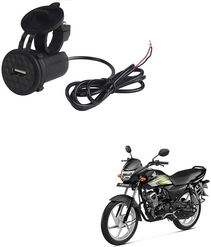 Universal For Bike All Bike Model Black USB  Bike Charger