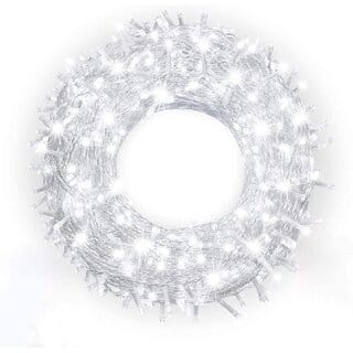 DAYBETTER 15-Meter White String Lights  Rice Light, Decorative LED Ladi for Diwali & Home Decor