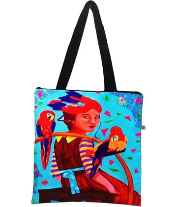 Jellify Shoulder Bag Canvas Set of 1 ( Multicolor )