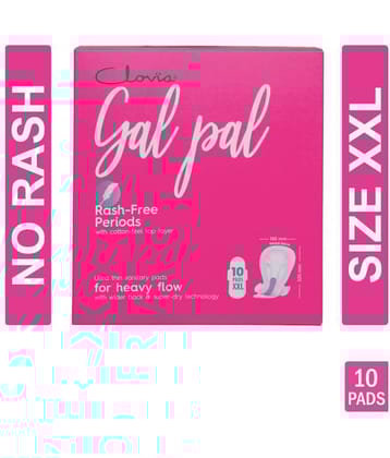 Clovia Gal Pal 10 Sanitary Pads - XXL for Extra Heavy Flow - 320 mm