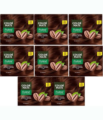 Color Mate Frutese Hair Color From Fruits_40 ml Natural Brown (4.00 )(PACK of 8)