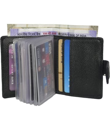 RFID Protected Genuine Leather 18 Slots Card Holder