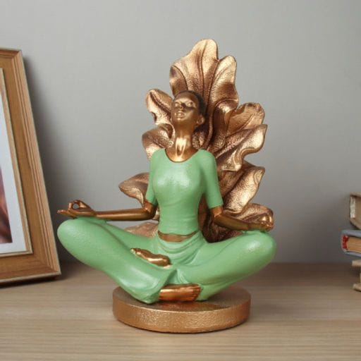 BlissForm Yoga Decor-Green / OPTION A