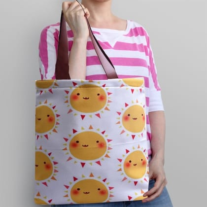 PU Handle AstaraTote Bag