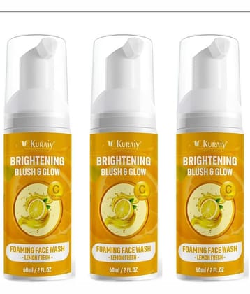 KURAIY Face Wash Cream With Natural Deep Moisturizing Face wash pack of 3