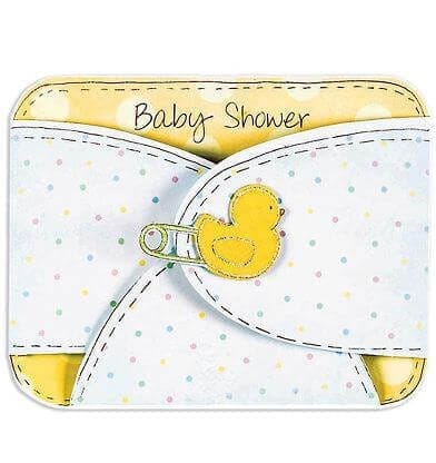 LARGE BABY DIAPER PARTY INVITE - Party and Festive Needs | Buy online on ZillyBuy
