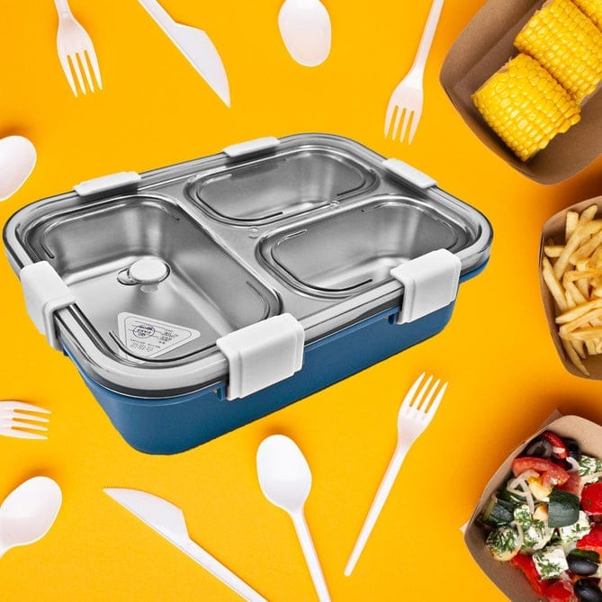 3 COMPARTMENT TRANSPARENT STAINLESS STEEL LUNCH BOX FOR KIDS, TIFFIN BOX, LUNCH BOX, LUNCH BOX FOR KIDS, INSULATED LUNCH BOX, LUNCH BOX FOR OFFICE WOMEN AND MEN, STAINLESS STEEL TIFFIN BOX FOR BOYS, GIRLS, SCHOOL OFFICEassorted colour - Toys and Games | Buy online on ZillyBuy