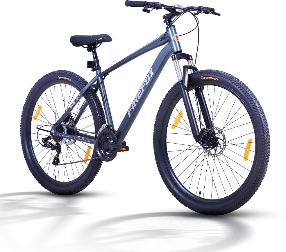 FIREFOX Sigma+ 29T Mountain Cycle (21 Gear, Grey, Black, Only Front Suspension)