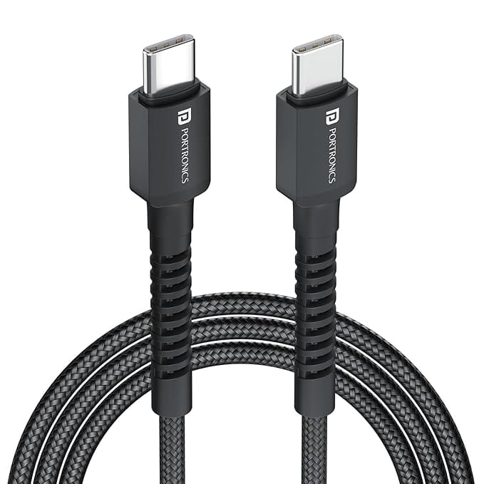 Portronics Konnect X 60W Type C to Type C