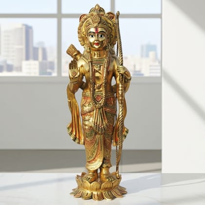 Brass Showpiece Ram Ji Statue Idol (BSMAS1419 R)