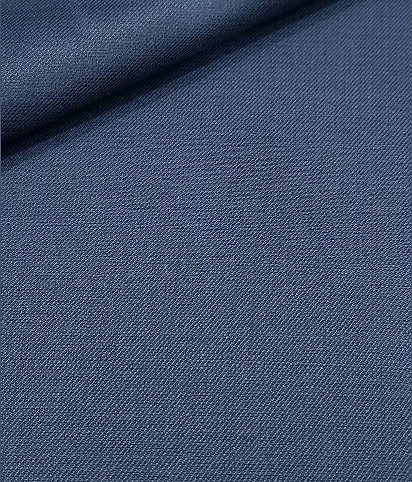 Siyaram - Blue Viscose Men's Unstitched Pant Piece ( Pack of 1 )