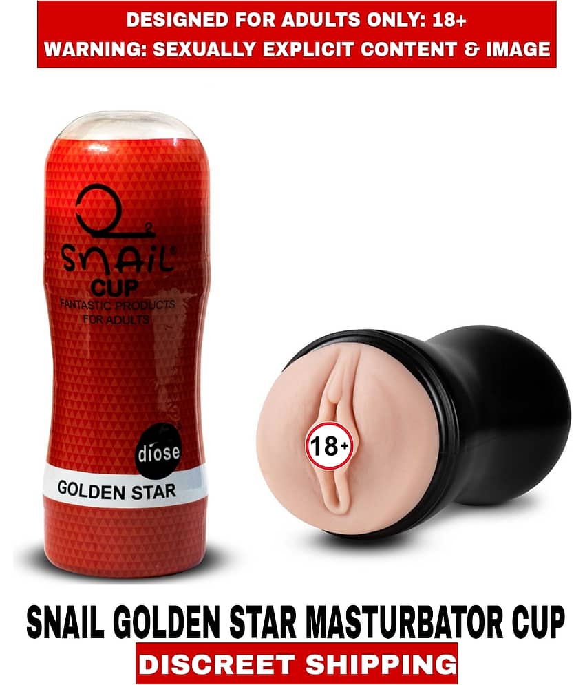Sexual Wellness Men's Sex Toys Snail Golden Star Pussy Masturbator Cup Fleshtight For Men