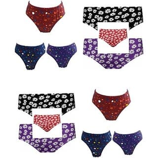 Supermood Pack Of 12 Women Bikini Multicolor Panty