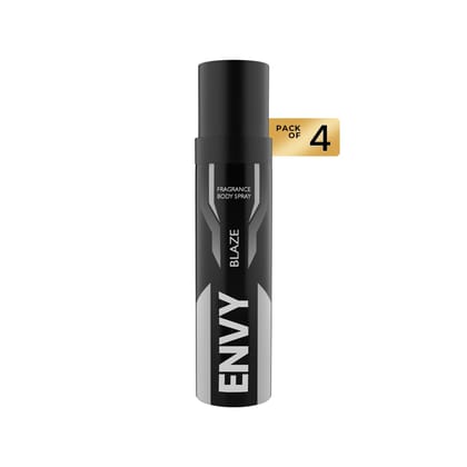 ENVY Pack of 4 Blaze Nano Deodorant For Men - 30ml Each