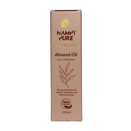 Hampi Pure Nature's Elixir: Cold Pressed Almond Oil for Beauty and Wellness