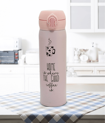 Mobaccs Flip Top Stainless Steel Bottle 500 ml Hot & Cold Water Bottle Flask