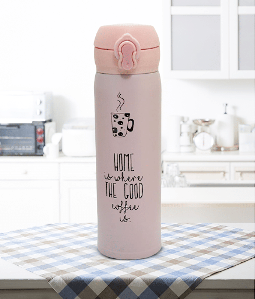 Mobaccs Flip Top Stainless Steel Bottle 500 ml Hot & Cold Water Bottle Flask