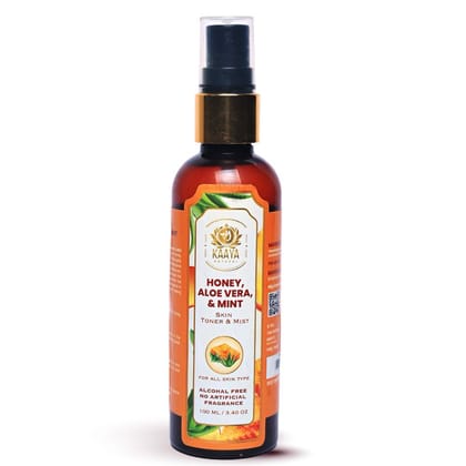 Kaaya Natural Honey, Alovera & Mint Toner & Mist Kaaya Natural Honey, Alovera & Mint Toner & Mist