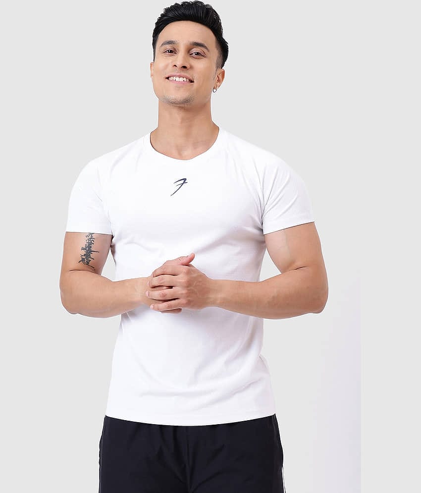 Fuaark Black Polyester Slim Fit Men's Sports T-Shirt ( Pack of 1 )