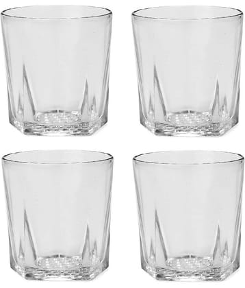 AFAST Designer Glass Glass Glasses 300 ml ( Pack of 4 )