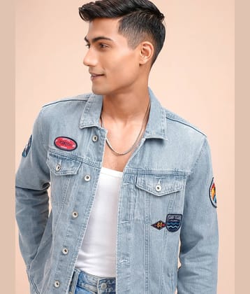 Locomotive Cotton Men's Denim Jacket - Blue ( Pack of 1 )