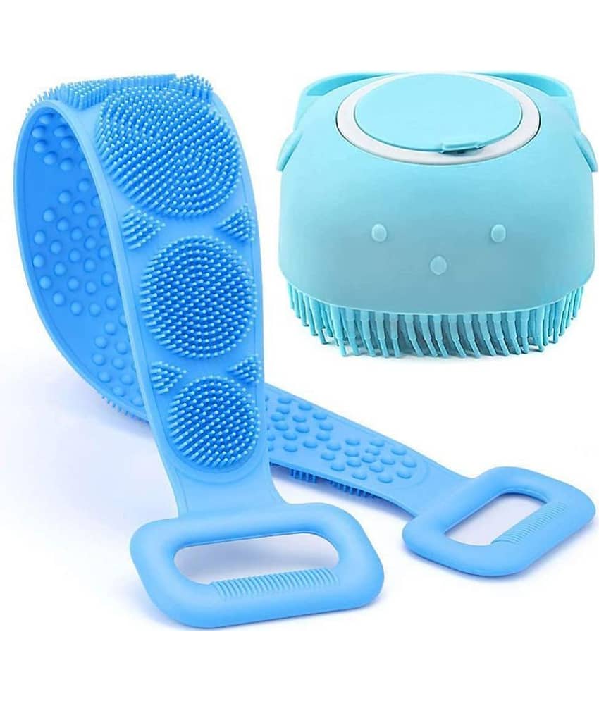 Lenon - Bath Scrubber Belt & Shampoo Dispenser