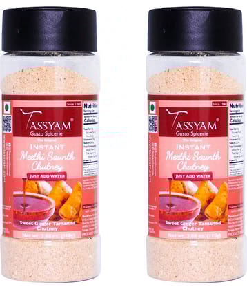 Tassyam Saunth Chutney Powder 220 gm Pack of 2