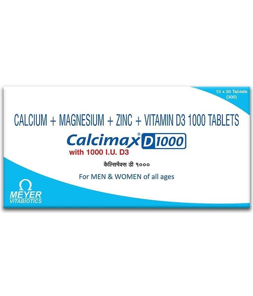 Calcimax D1000 health supplement 30 no.s Multivitamins Tablets