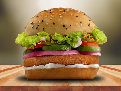 Royal Veg Club Burger