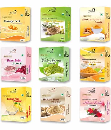 glowious - Skin Toning Face Pack for Normal Skin ( Pack of 9 )