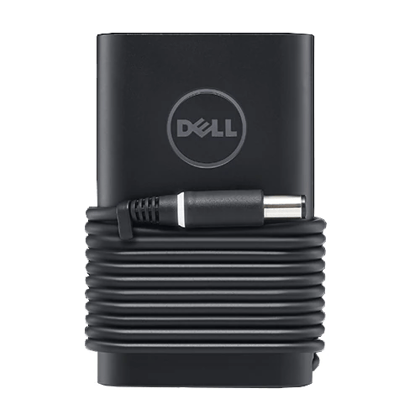 Original Dell Slim Power Adapter 90W 19.5V 4.62A (Pin Size: 7.4mm) for Dell Inspiron, Latitude Series - Power Cord Included