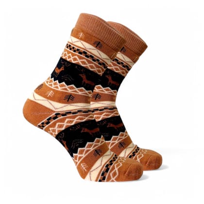 LIGHT BROWN- NEW REINDEER EDITION-Pack of 1-Pair