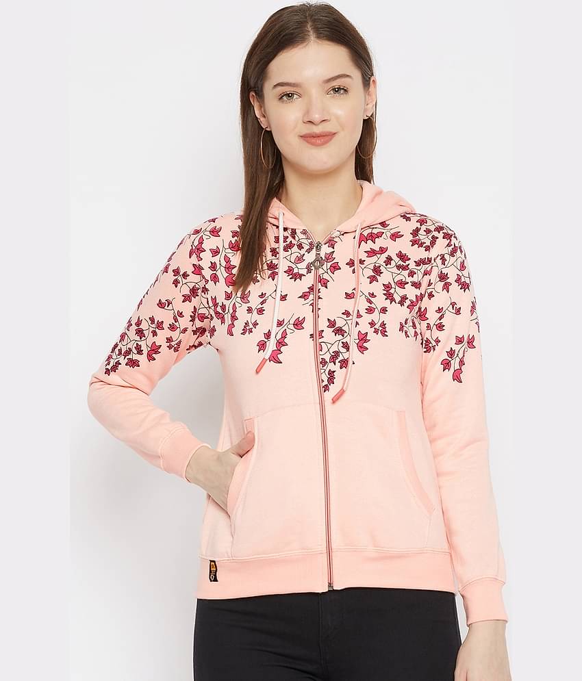 First Krush Fleece Peach Hooded Sweatshirt