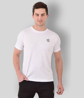 Forbro - White Cotton Blend Regular Fit Men's Sports Polo T-Shirt ( Pack of 1 )
