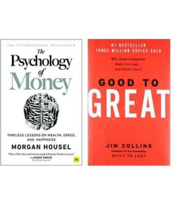 Good To Great + The Psychology Of Money  (Paperback, Jim Collins, Morgan Housel)