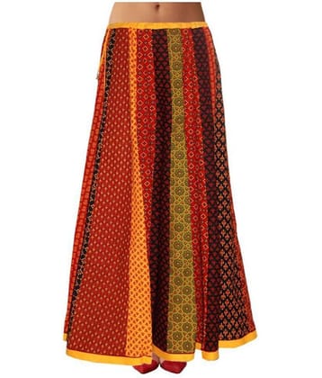 Sttoffa - Multicolor Cotton Women's A-Line Skirt ( Pack of 1 )