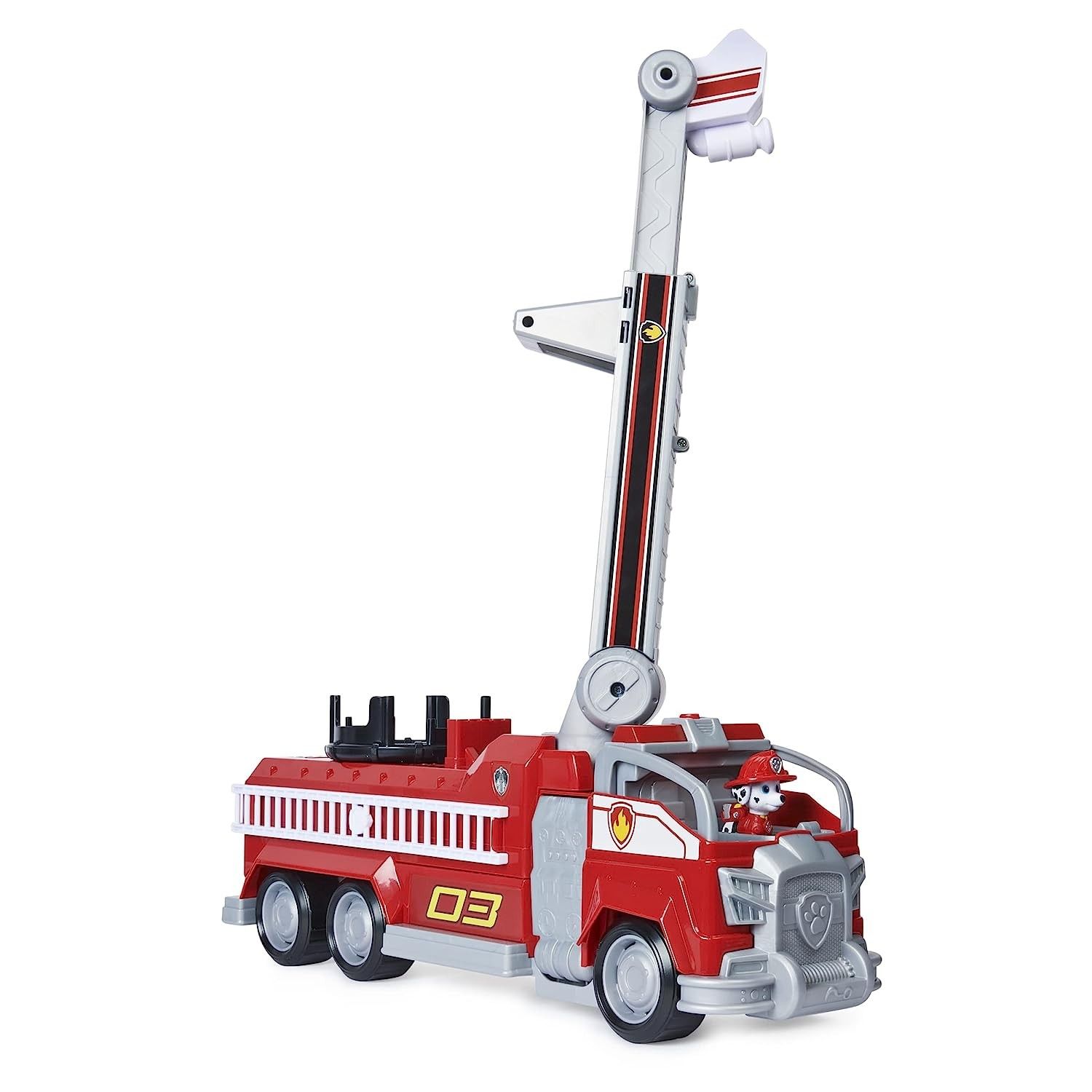 Paw Patrol Marshallâ's Transforming Movie City Fire Truck For Kids 3 Years and Above