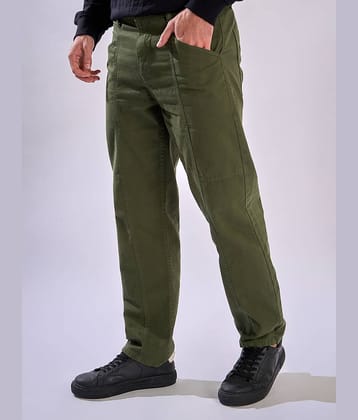Bene Kleed Relax Men's Trouser - Olive ( Pack of 1 )