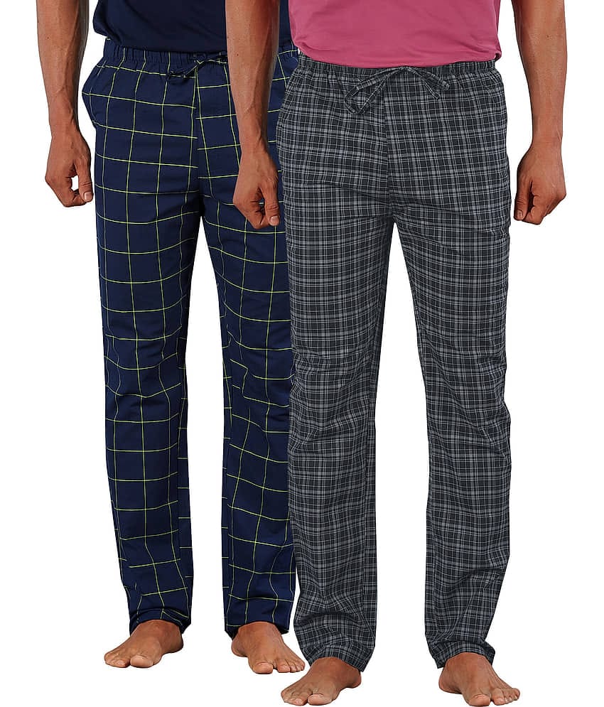 XYXX Pack of 2 Pyjama For Men's ( Multi )
