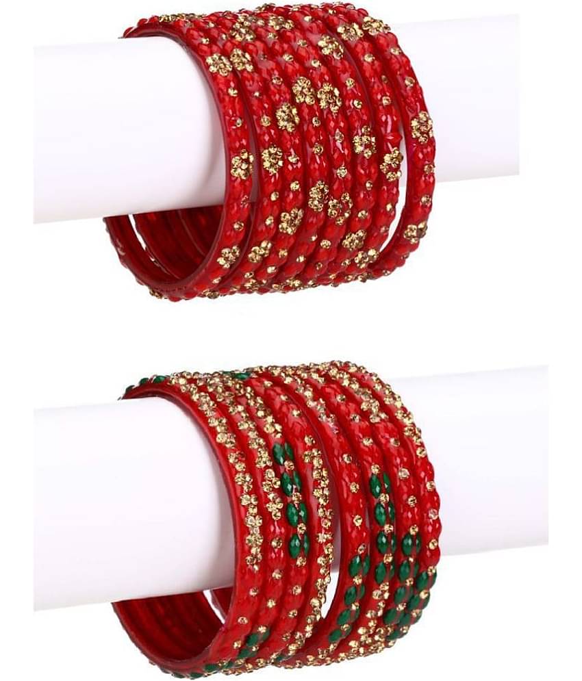 AFAST - Red Bangle Set (Pack of 2)
