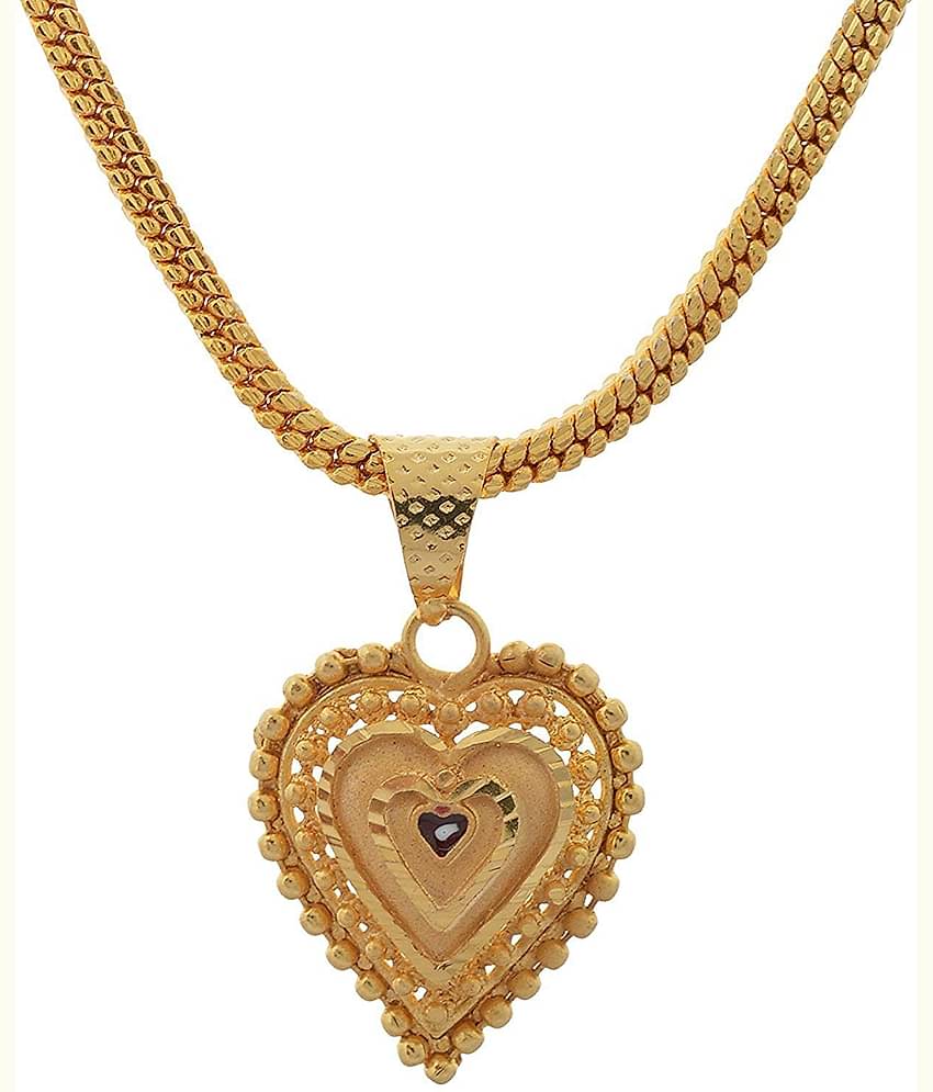 Jewar Mandi - Yellow Pendant ( Pack of 1 )