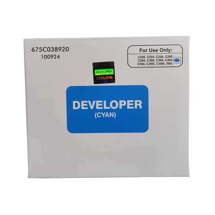 Developer Toner Powder Cyan For Konica Minolta Bizhub C220 / C360 / C454E / C360I / C226 Color Laser Multifunction Printer