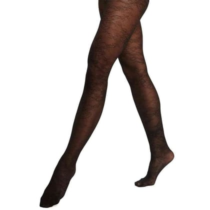Ladies Off Black Lace Pantyhose