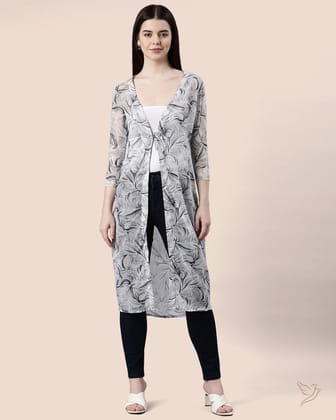 Georgette Shrug-S / Black Shrug