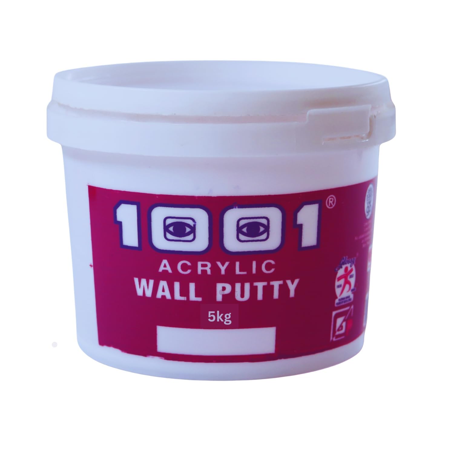 1001 Acrylic Interior Putty - Ready to Use DIY Wall Application for Sanding and Levelling. Flexible With Excellent Bonding