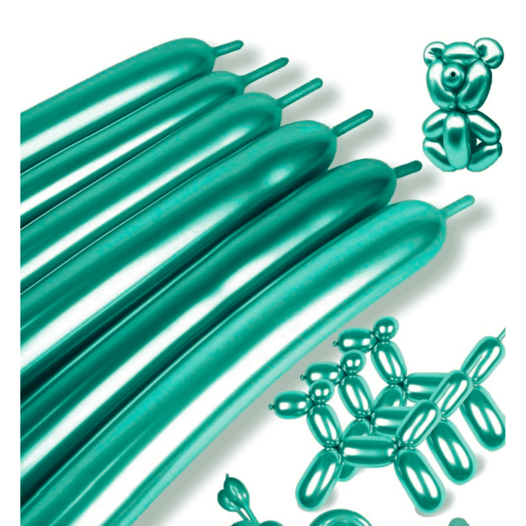 Chrome Green Shiny BT Balloons - 36 inches - 50PC - Party and Festive Needs | Buy online on ZillyBuy