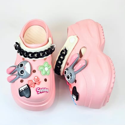 Pink Bunny Melody Clogs-39-40